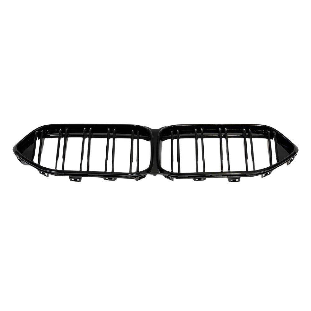 Gloss Black Slatted Front Grille for BMW 2 Series & M235i (2020 - 2024, F44) - Evolve Automotive